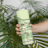 Western Yoke Skinny Tumbler Frog Christmas Cute Style - Wonder Print Shop