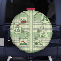 Western Yoke Spare Tire Cover Frog Christmas Cute Style - Wonder Print Shop