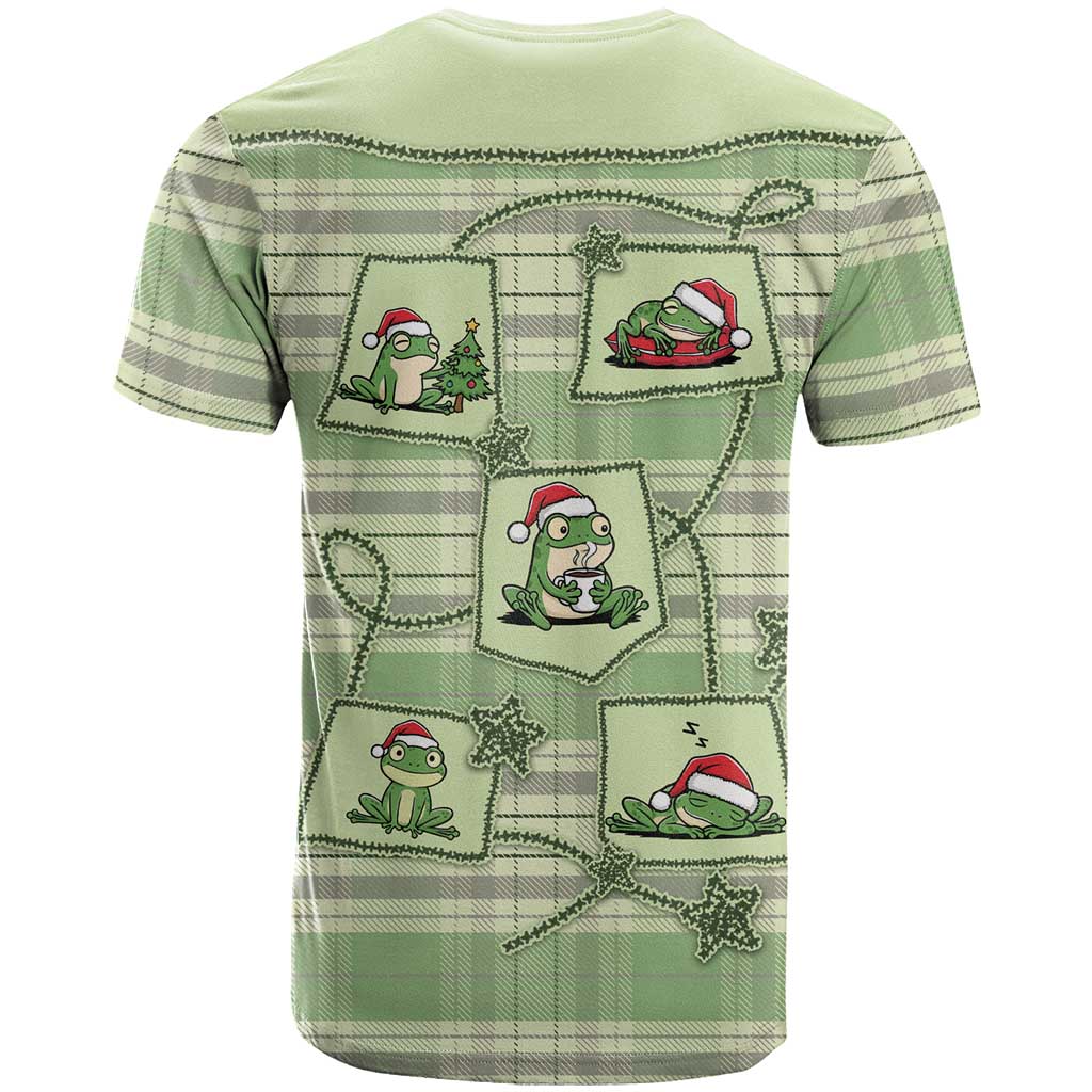Western Yoke T Shirt Frog Christmas Cute Style - Wonder Print Shop
