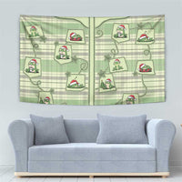 Western Yoke Tapestry Frog Christmas Cute Style - Wonder Print Shop