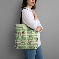 Western Yoke Tote Bag Frog Christmas Cute Style - Wonder Print Shop