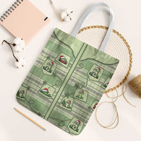 Western Yoke Tote Bag Frog Christmas Cute Style - Wonder Print Shop