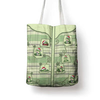 Western Yoke Tote Bag Frog Christmas Cute Style - Wonder Print Shop