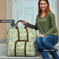 Western Yoke Travel Bag Frog Christmas Cute Style - Wonder Print Shop