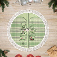Western Yoke Tree Skirt Frog Christmas Cute Style - Wonder Print Shop