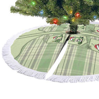 Western Yoke Tree Skirt Frog Christmas Cute Style - Wonder Print Shop
