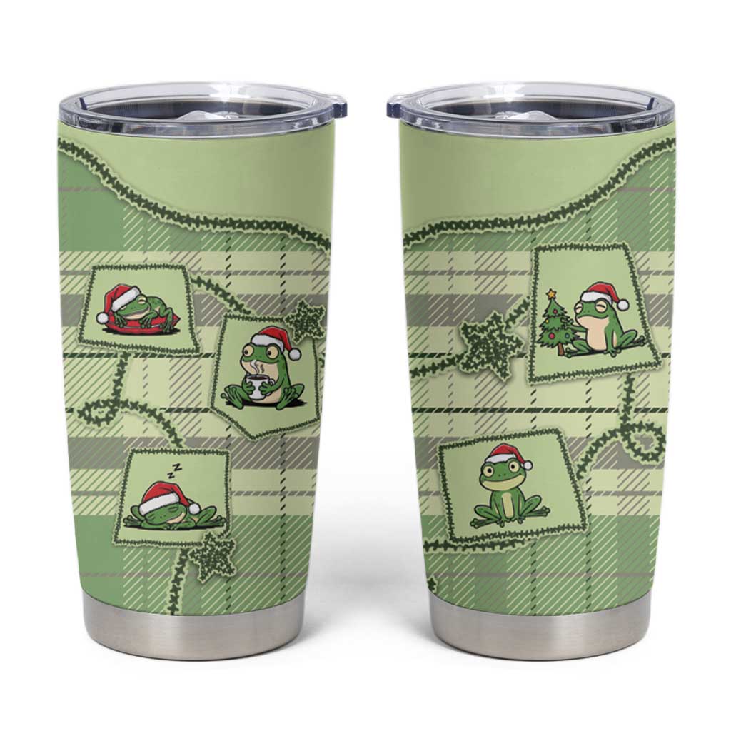 Western Yoke Tumbler Cup Frog Christmas Cute Style - Wonder Print Shop
