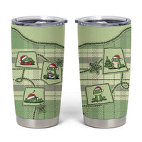 Western Yoke Tumbler Cup Frog Christmas Cute Style - Wonder Print Shop