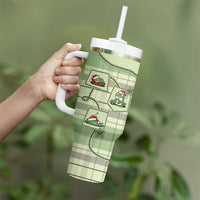 Western Yoke Tumbler With Handle Frog Christmas Cute Style - Wonder Print Shop