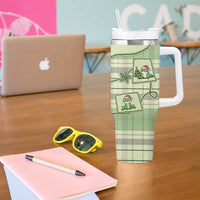 Western Yoke Tumbler With Handle Frog Christmas Cute Style - Wonder Print Shop