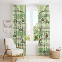 Western Yoke Window Curtain Frog Christmas Cute Style - Wonder Print Shop
