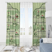 Western Yoke Window Curtain Frog Christmas Cute Style - Wonder Print Shop