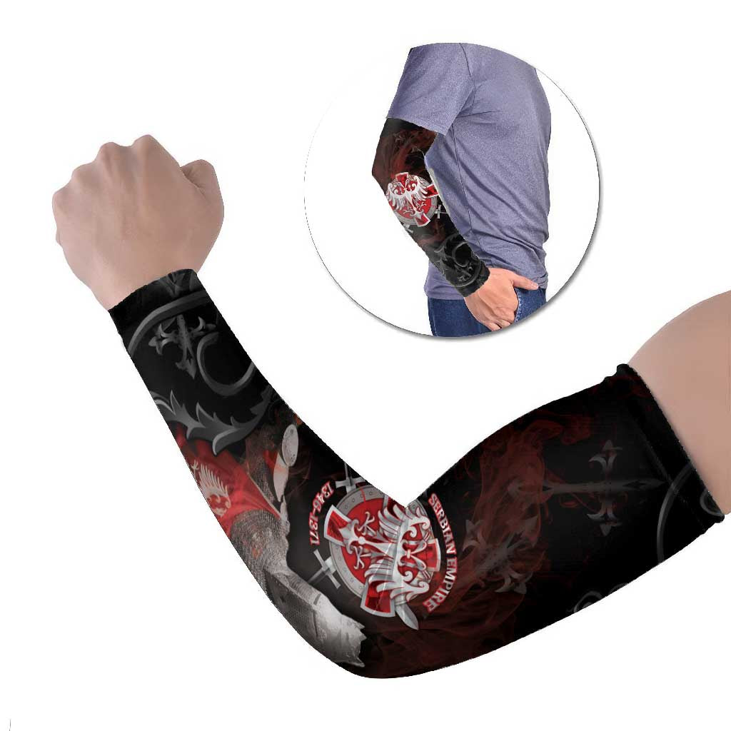 Serbian Empire Arm Sleeves Knight With Emblem Double Eagle - Wonder Print Shop