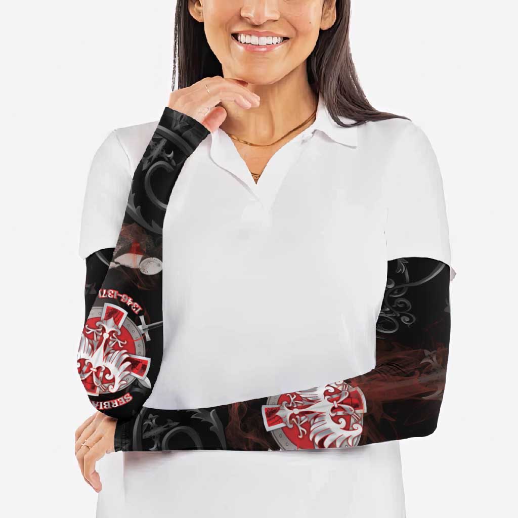 Serbian Empire Arm Sleeves Knight With Emblem Double Eagle - Wonder Print Shop