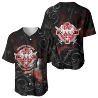 Serbian Empire Baseball Jersey Knight With Emblem Double Eagle - Wonder Print Shop