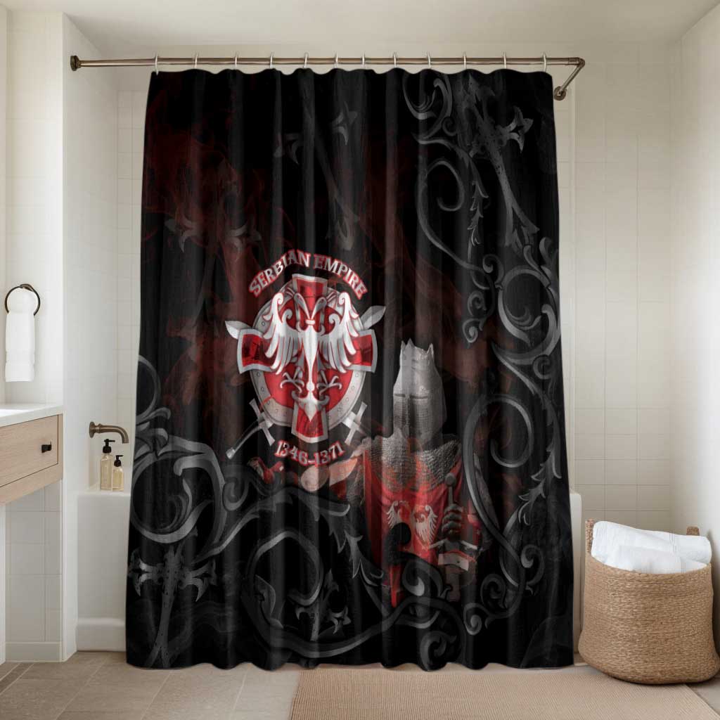 Serbian Empire Bathroom Set Knight With Emblem Double Eagle - Wonder Print Shop