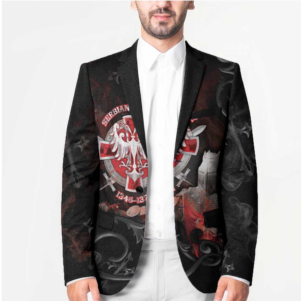 Serbian Empire Blazer Knight With Emblem Double Eagle - Wonder Print Shop