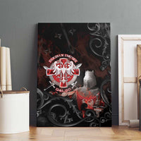 Serbian Empire Canvas Wall Art Knight With Emblem Double Eagle - Wonder Print Shop
