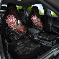 Serbian Empire Car Seat Cover Knight With Emblem Double Eagle - Wonder Print Shop