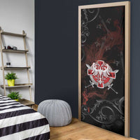 Serbian Empire Door Cover Knight With Emblem Double Eagle - Wonder Print Shop