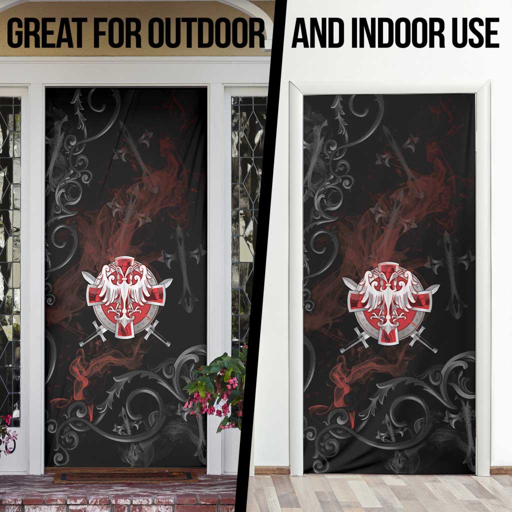 Serbian Empire Door Cover Knight With Emblem Double Eagle - Wonder Print Shop