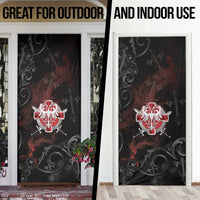 Serbian Empire Door Cover Knight With Emblem Double Eagle - Wonder Print Shop