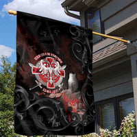 Serbian Empire Garden Flag Knight With Emblem Double Eagle - Wonder Print Shop