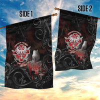 Serbian Empire Garden Flag Knight With Emblem Double Eagle - Wonder Print Shop