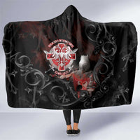 Serbian Empire Hooded Blanket Knight With Emblem Double Eagle - Wonder Print Shop
