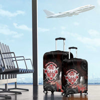 Serbian Empire Luggage Cover Knight With Emblem Double Eagle - Wonder Print Shop