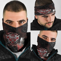 Serbian Empire Neck Gaiter Knight With Emblem Double Eagle - Wonder Print Shop