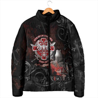 Serbian Empire Padded Jacket Knight With Emblem Double Eagle - Wonder Print Shop