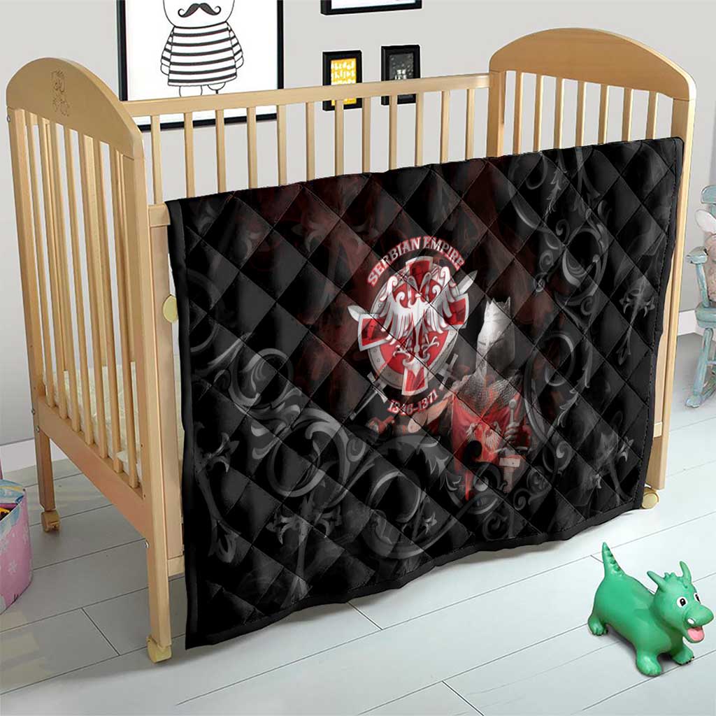 Serbian Empire Quilt Knight With Emblem Double Eagle - Wonder Print Shop