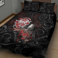 Serbian Empire Quilt Bed Set Knight With Emblem Double Eagle - Wonder Print Shop
