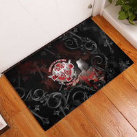 Serbian Empire Rubber Doormat Knight With Emblem Double Eagle - Wonder Print Shop