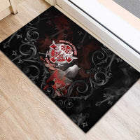 Serbian Empire Rubber Doormat Knight With Emblem Double Eagle - Wonder Print Shop