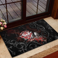 Serbian Empire Rubber Doormat Knight With Emblem Double Eagle - Wonder Print Shop