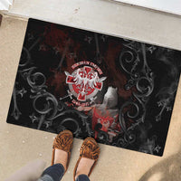 Serbian Empire Rubber Doormat Knight With Emblem Double Eagle - Wonder Print Shop