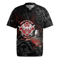 Serbian Empire Rugby Jersey Knight With Emblem Double Eagle - Wonder Print Shop