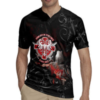 Serbian Empire Rugby Jersey Knight With Emblem Double Eagle - Wonder Print Shop