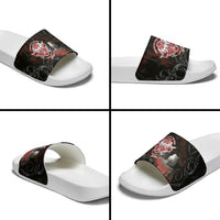 Serbian Empire Slide Sandals Knight With Emblem Double Eagle - Wonder Print Shop