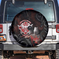 Serbian Empire Spare Tire Cover Knight With Emblem Double Eagle - Wonder Print Shop