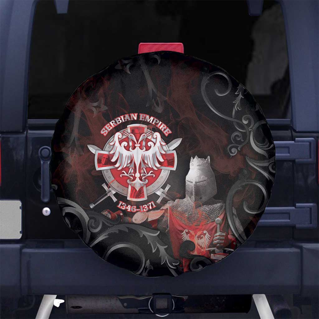 Serbian Empire Spare Tire Cover Knight With Emblem Double Eagle - Wonder Print Shop