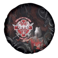 Serbian Empire Spare Tire Cover Knight With Emblem Double Eagle - Wonder Print Shop