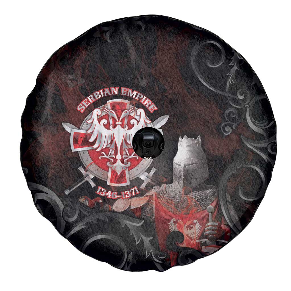 Serbian Empire Spare Tire Cover Knight With Emblem Double Eagle - Wonder Print Shop