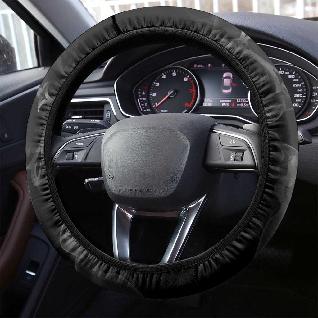 Serbian Empire Steering Wheel Cover Knight With Emblem Double Eagle - Wonder Print Shop