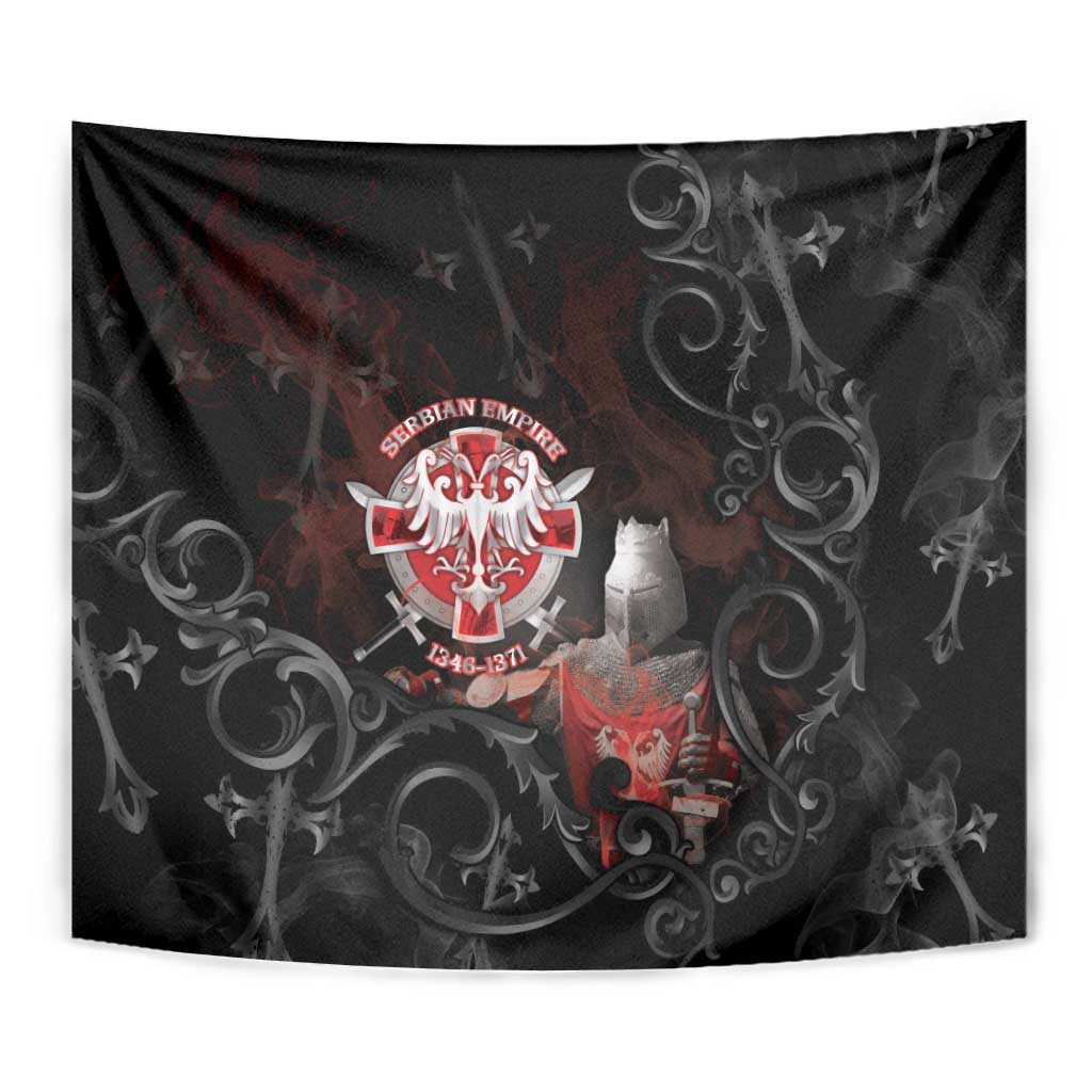 Serbian Empire Tapestry Knight With Emblem Double Eagle - Wonder Print Shop
