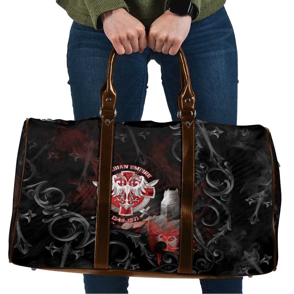 Serbian Empire Travel Bag Knight With Emblem Double Eagle - Wonder Print Shop
