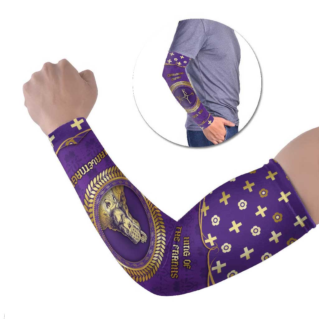 Carolingian Empire Arm Sleeves Charlemagne King Of The Franks - Wonder Print Shop