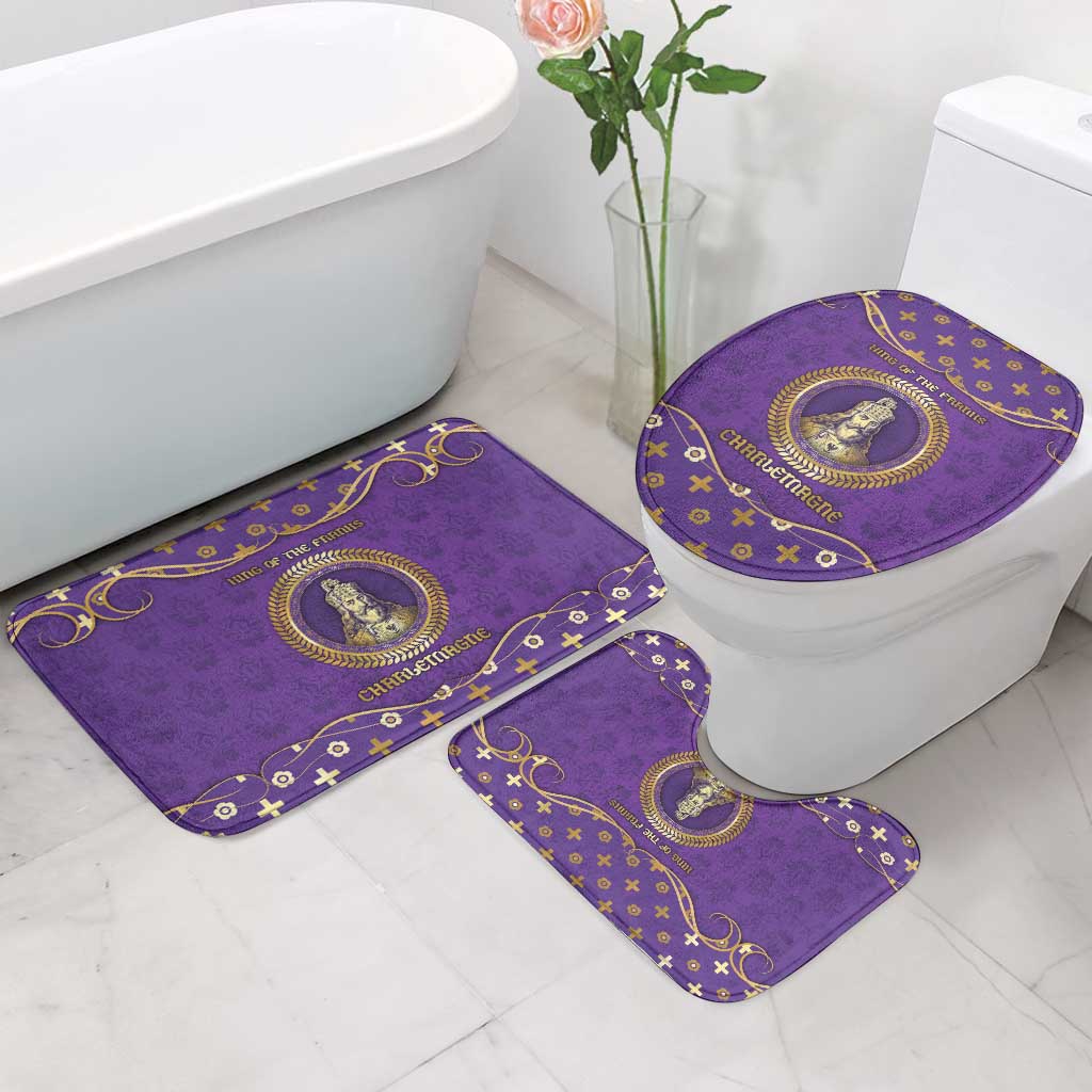 Carolingian Empire Bathroom Set Charlemagne King Of The Franks - Wonder Print Shop